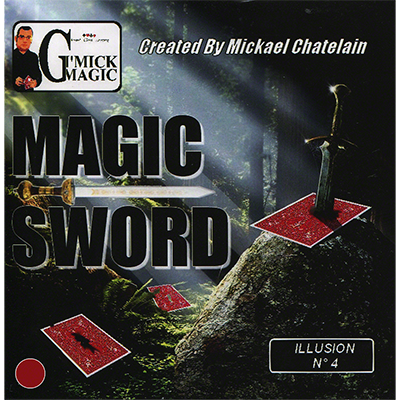 Magic Sword Card, Red by Mickael Chatelain