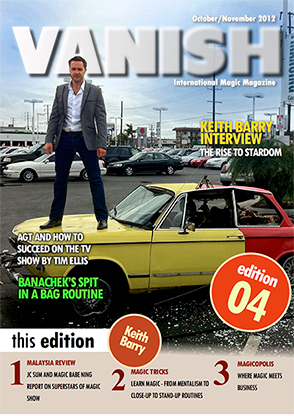VANISH Magazine October/November 2012 - Keith Barry - ebook