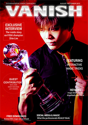 VANISH Magazine August/September 2015 - Shin Lim - ebook