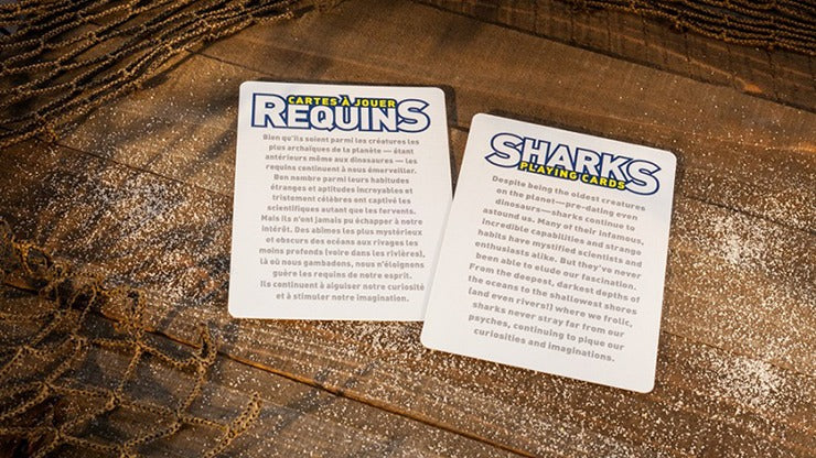 Bicycle Sharks Playing Cards by US Card Magic