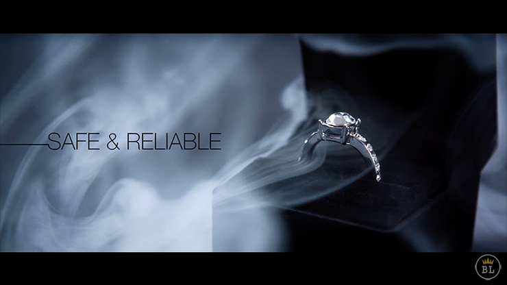 Vanishing Ring Black, Gimmick and Online Instructions by SansMinds