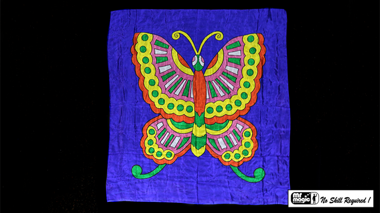 Production Silk Butterfly 36 inch x 36 inch by Mr. Magic