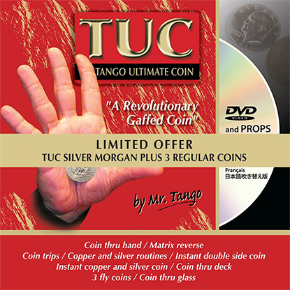 Limited Special Silver TUC Morgan plus 3 Matching Coins by Tango Magic