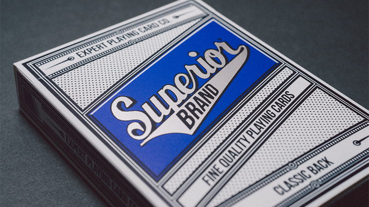 Superior, Blue Playing Cards by Expert Card Magic Co