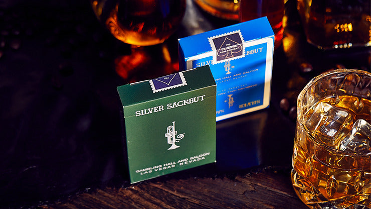 Silver Sackbut Playing Cards, Green