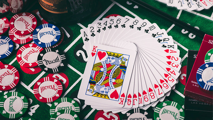 Silver Sackbut Playing Cards, Green