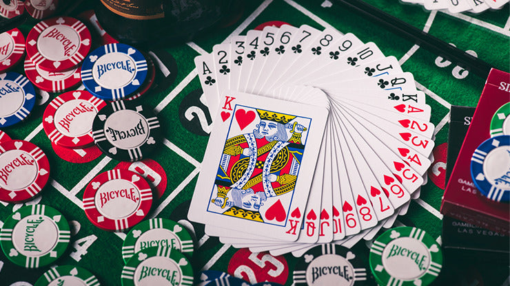 Silver Sackbut Playing Cards, Red