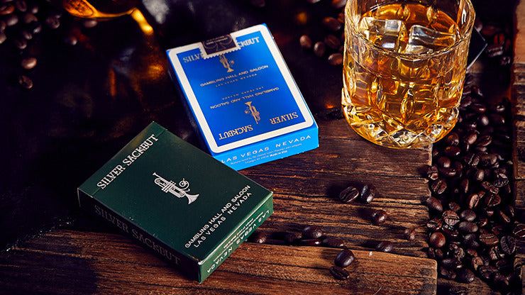 Silver Sackbut Playing Cards, Blue