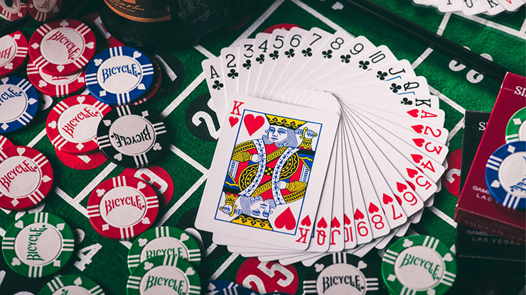 Silver Sackbut Playing Cards, Blue