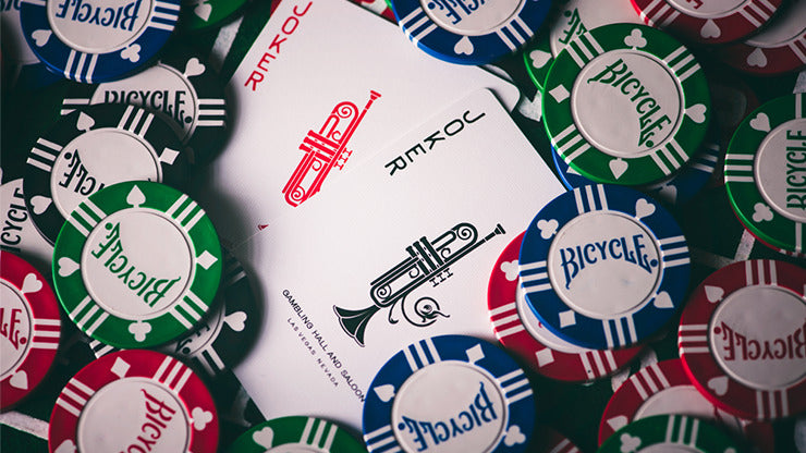 Silver Sackbut Playing Cards, Blue