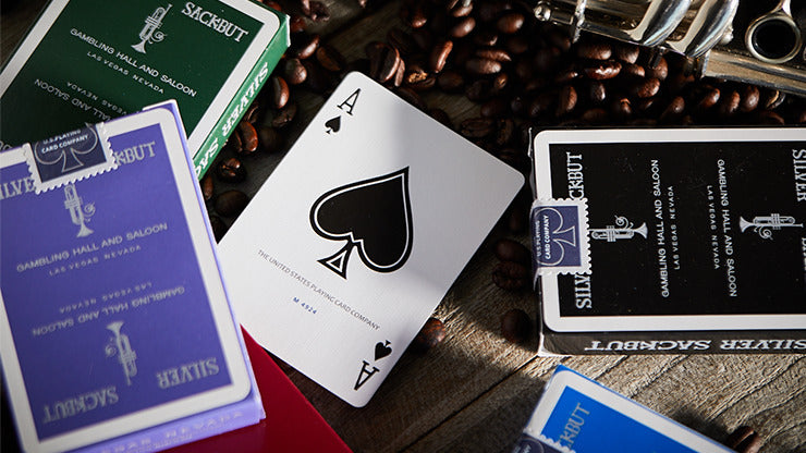 Silver Sackbut Playing Cards, Purple