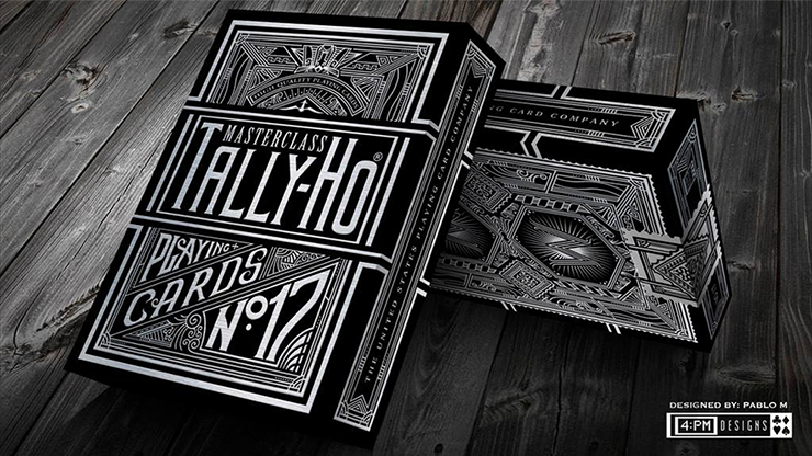 Tally-Ho Masterclass, Black Playing Cards