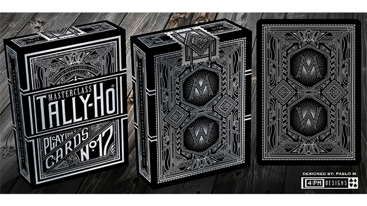 Tally-Ho Masterclass, Black Playing Cards