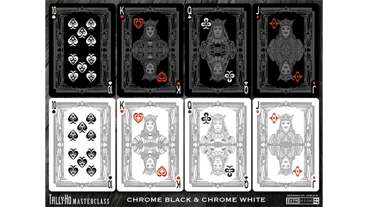 Tally-Ho Masterclass, Black Playing Cards