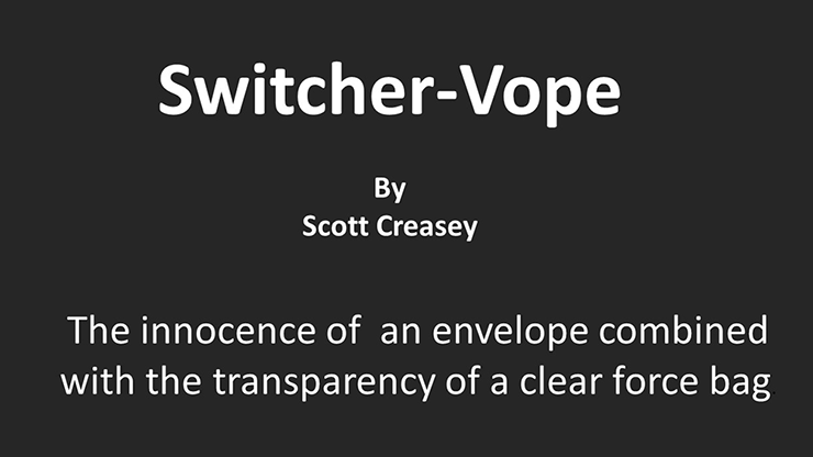 Switcher-Vope by Scott Creasey - Video Download
