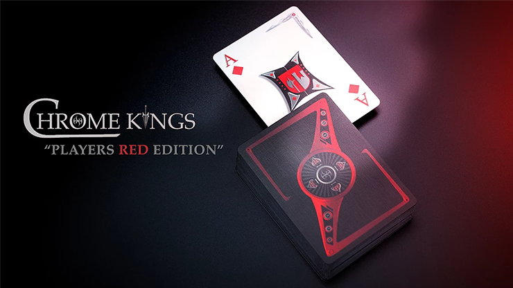 Chrome Kings Limited Edition Playing Cards, Players Red Edition by De';vo vom Schattenreich and Handlordz