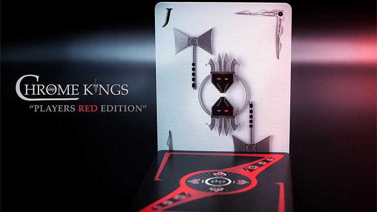 Chrome Kings Limited Edition Playing Cards, Players Red Edition by De';vo vom Schattenreich and Handlordz