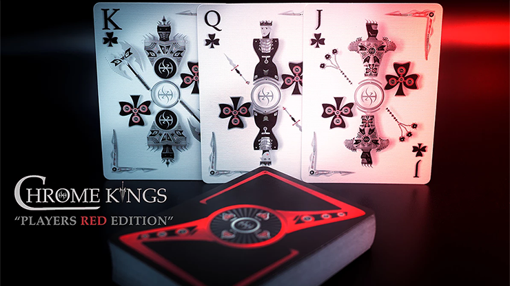 Chrome Kings Limited Edition Playing Cards, Players Red Edition by De';vo vom Schattenreich and Handlordz
