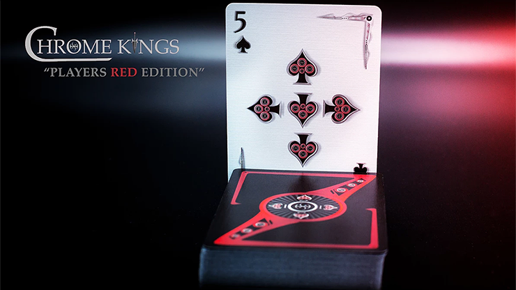 Chrome Kings Limited Edition Playing Cards, Players Red Edition by De';vo vom Schattenreich and Handlordz