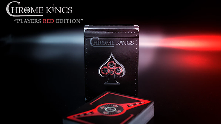 Chrome Kings Limited Edition Playing Cards, Players Red Edition by De';vo vom Schattenreich and Handlordz