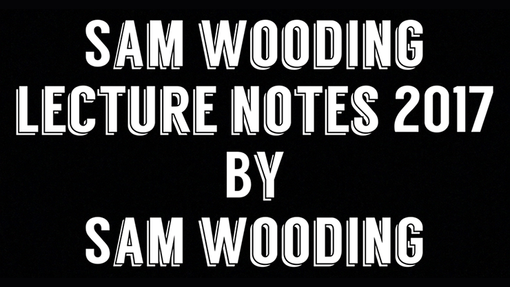 Sam Wooding Lecture Notes 2017 by Sam Wooding - ebook