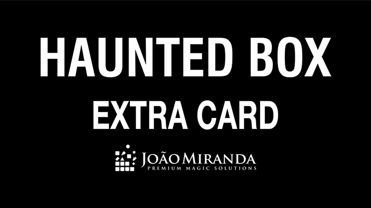 Haunted Box Extra Gimmicked Card, Red by João Miranda Magic