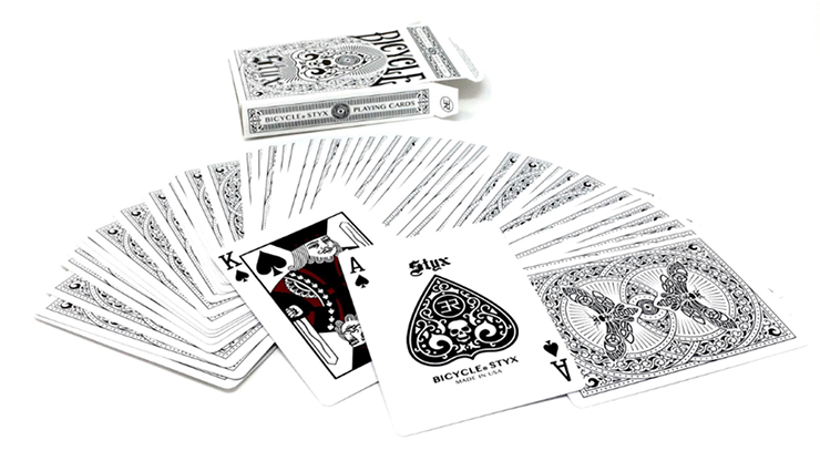 Bicycle Styx Playing Cards, White by US Card Magic Company