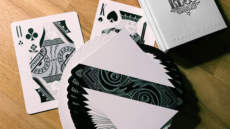 Less Playing Cards, Silver by Lotrek