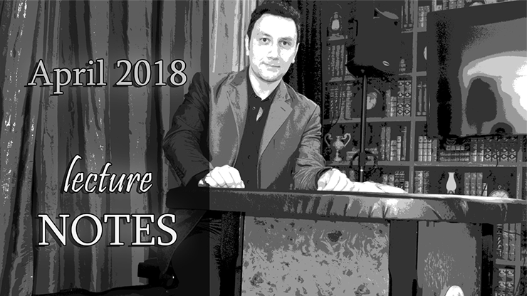 April 2018 Lecture Notes by Sandro Loporcaro (Amazo) - Video Download