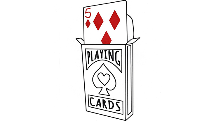 Cardiographic Lite RED CARD 5 of Diamonds Add-On by Martin Lewis