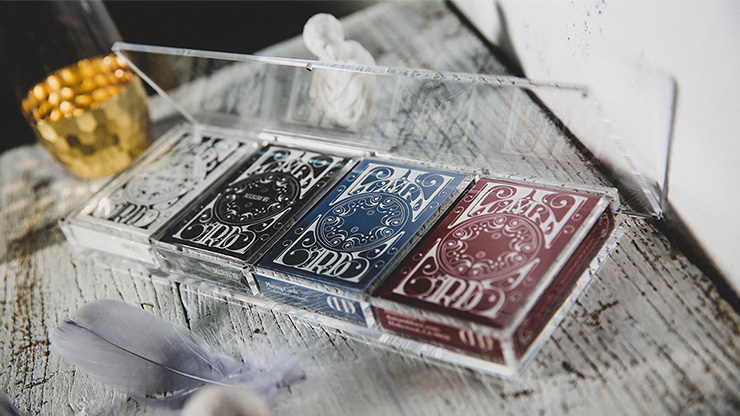 Crystal Card Magic Display 4 Deck Case by TCC