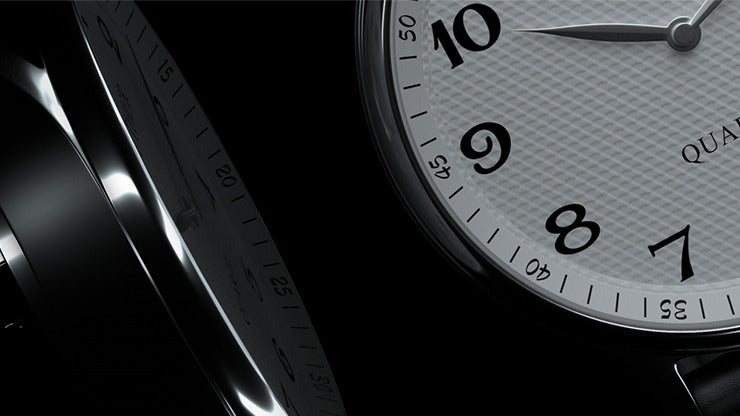 Infinity Watch V3 - Silver Case White Dial / STD Version, Gimmick and Online Instructions by Bluether Magic