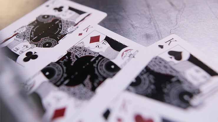 Gambler';s Playing Cards, Borderless Black by Christofer Lacoste and Drop Thirty Two
