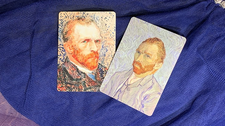 Limited Edition Gilded Vincent van Gough The Starry Night Playing Cards