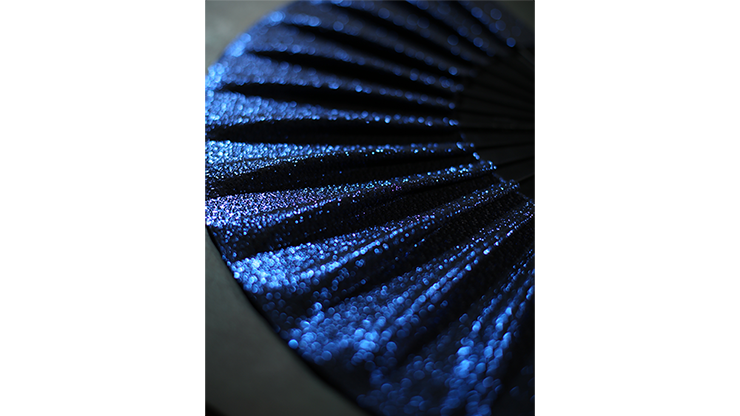 Appearing SnowStorming Fan V2, Dark Blue by Victor Voitko (Gimmick and Online Instructions)