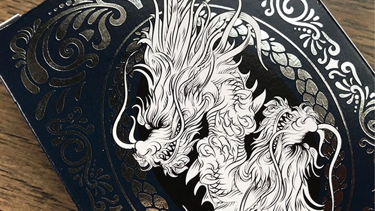 Bicycle Dragon Playing Cards, Blue by USPCC