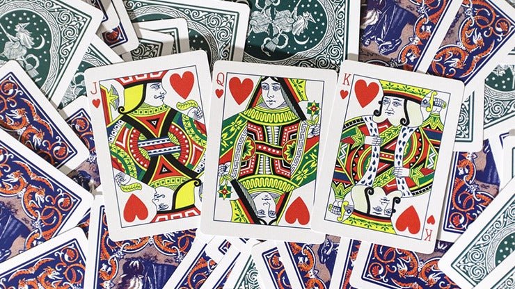 Limited Edition Ye Witches'; Fortune Cards, 2 Way Back Green Box