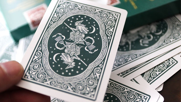 Limited Edition Ye Witches'; Fortune Cards, 2 Way Back Green Box