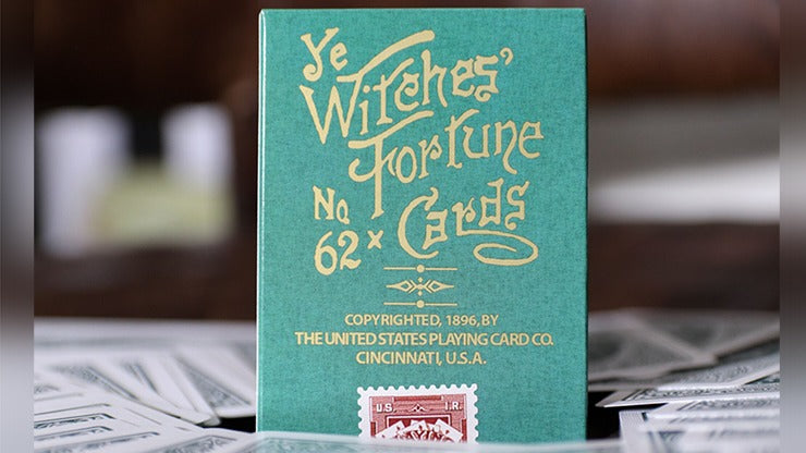 Limited Edition Ye Witches'; Fortune Cards, 2 Way Back Green Box