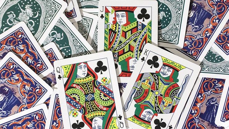 Limited Edition Ye Witches'; Gold Gilded Fortune Cards, 2 Way Back, RED BOX