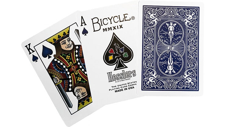 Hesslers Rider Back, Blue Playing Cards
