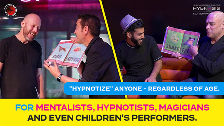 HYbNOSIS - JAPANESE BOOK SET LIMITED PRINT - HYPNOSIS WITHOUT HYPNOSIS, PRO SERIES by Menny Lindenfeld & Shimi Atias