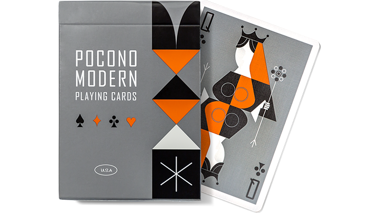 Retro Deck, Gray Playing Cards