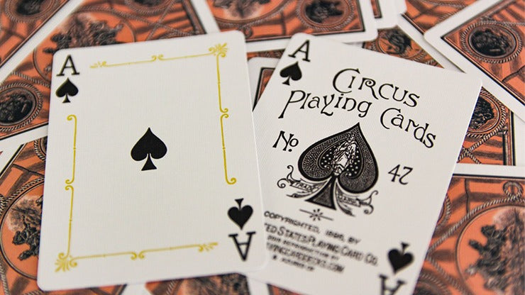 Circus No. 47, Peach Playing Cards