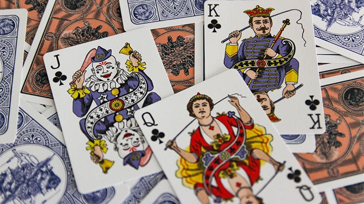 Circus No. 47, Peach Playing Cards
