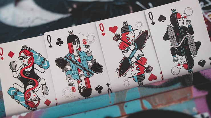 Skateboard V2, marked Playing Cards by Riffle Shuffle
