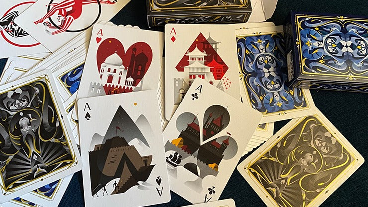 5th Kingdom Semi-Transformation, Artist Edition Gilded Gold 1 Way Playing Cards