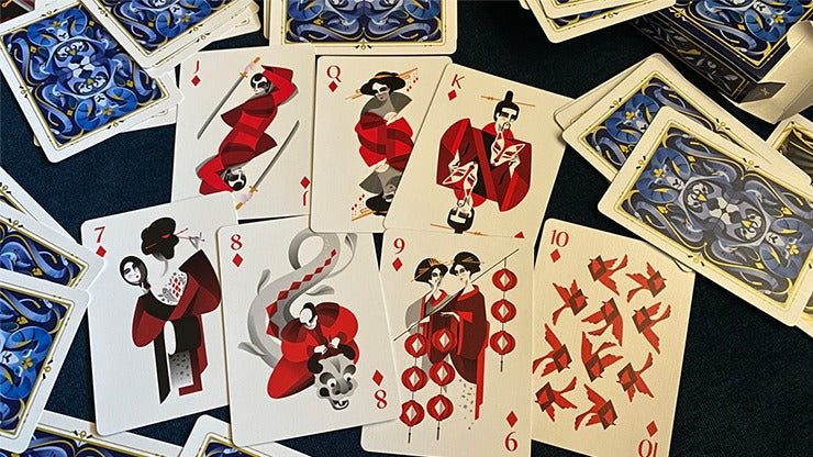 5th Kingdom Semi-Transformation, Artist Edition Gilded Gold 1 Way Playing Cards