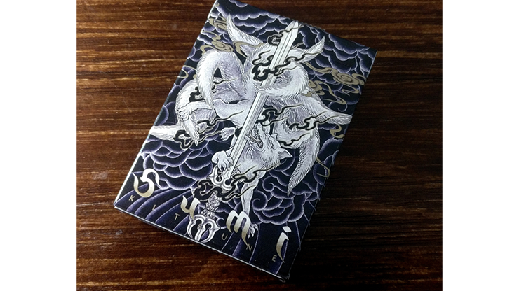 Sumi Kitsune Myth Maker, Blue Playing Cards by Card Experiment