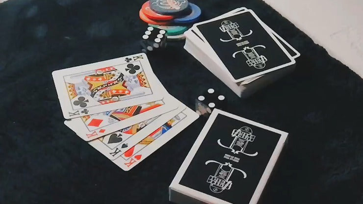 Juice Joint, Black Playing Cards by Michael McClure